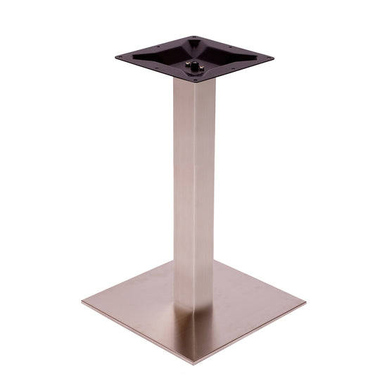 BFM Seating Elite Square Table Base 304 Stainless Steel