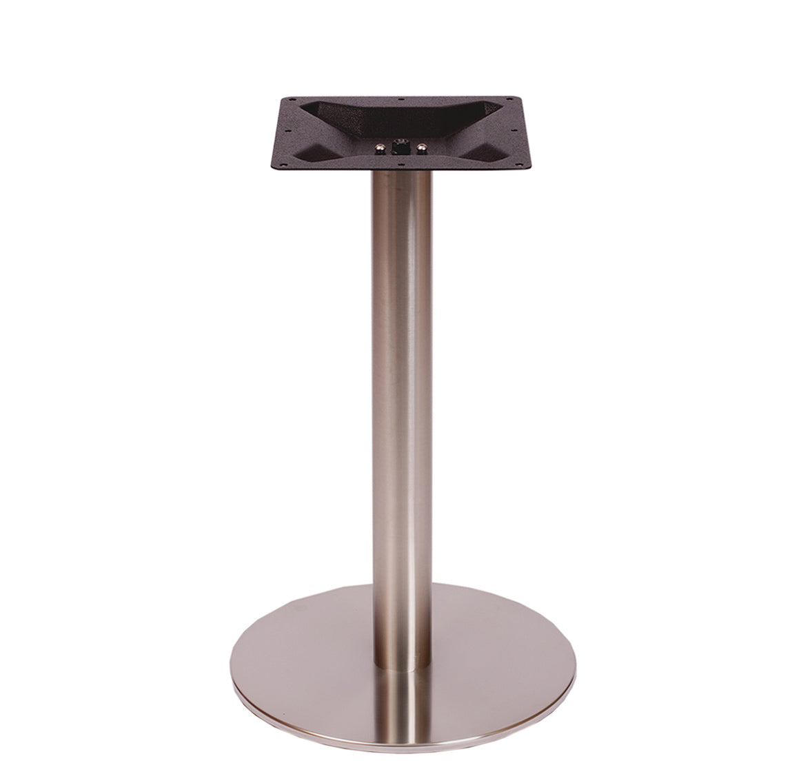 BFM Seating Elite Round Table Base 304 Stainless Steel