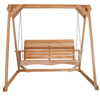 All Things Cedar 6'/8' Swing A-Frame & 4' Porch Swing Set