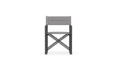 Azzurro Living Amalfi Director's Chair in Charcoal/White - Set of 4