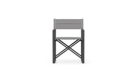 Azzurro Living Amalfi Director's Chair in Charcoal/White - Set of 4