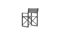 Azzurro Living Amalfi Director's Chair in Charcoal/White - Set of 4