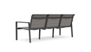 Azzurro Living Amalfi 3 Seat Sofa in Charcoal/Whte