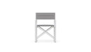 Azzurro Living Amalfi Director's Chair in Charcoal/White - Set of 4