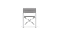 Azzurro Living Amalfi Director's Chair in Charcoal/White - Set of 4