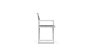 Azzurro Living Amalfi Director's Chair in Charcoal/White - Set of 4
