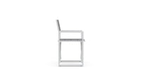 Azzurro Living Amalfi Director's Chair in Charcoal/White - Set of 4