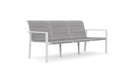 Azzurro Living Amalfi 3 Seat Sofa in Charcoal/Whte