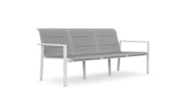 Azzurro Living Amalfi 3 Seat Sofa in Charcoal/Whte