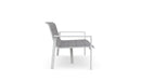 Azzurro Living Amalfi 3 Seat Sofa in Charcoal/Whte
