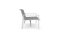 Azzurro Living Amalfi 3 Seat Sofa in Charcoal/Whte