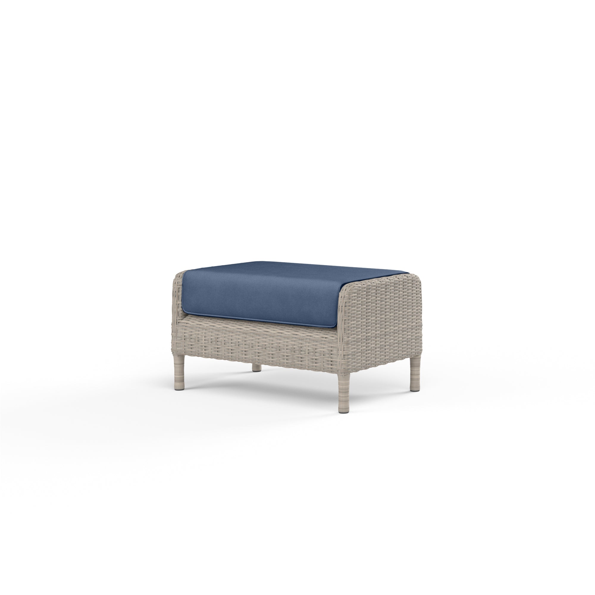 Sunset West Manhattan Ottoman with Cushion