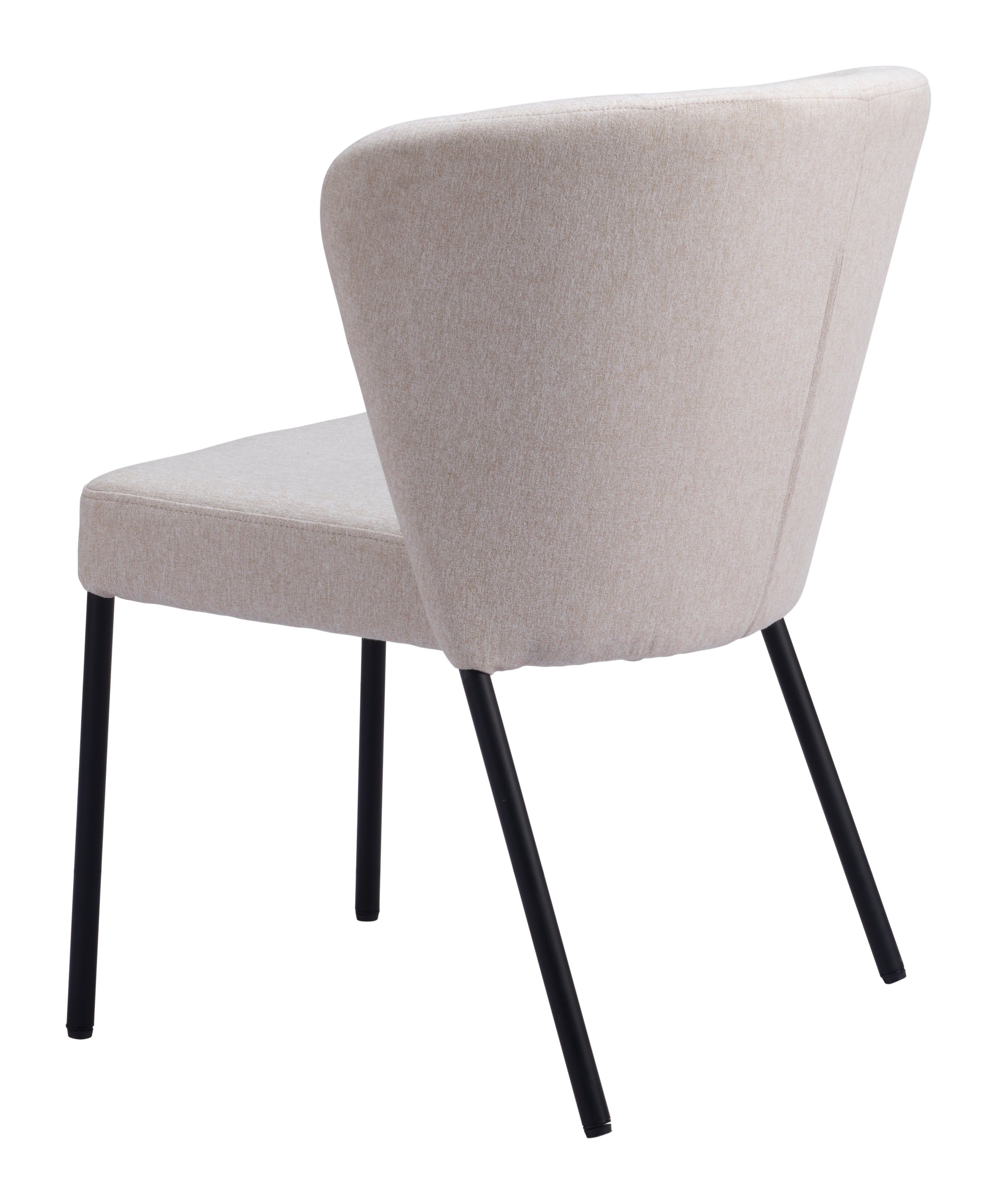Zuo Modern Aimee Dining Chair in Cream/Beige/Gray