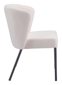 Zuo Modern Aimee Dining Chair in Cream/Beige/Gray