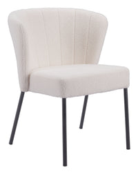 Zuo Modern Aimee Dining Chair in Cream/Beige/Gray