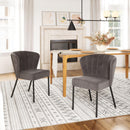 Zuo Modern Aimee Dining Chair in Cream/Beige/Gray
