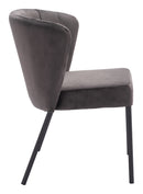 Zuo Modern Aimee Dining Chair in Cream/Beige/Gray