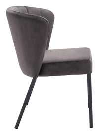 Zuo Modern Aimee Dining Chair in Cream/Beige/Gray