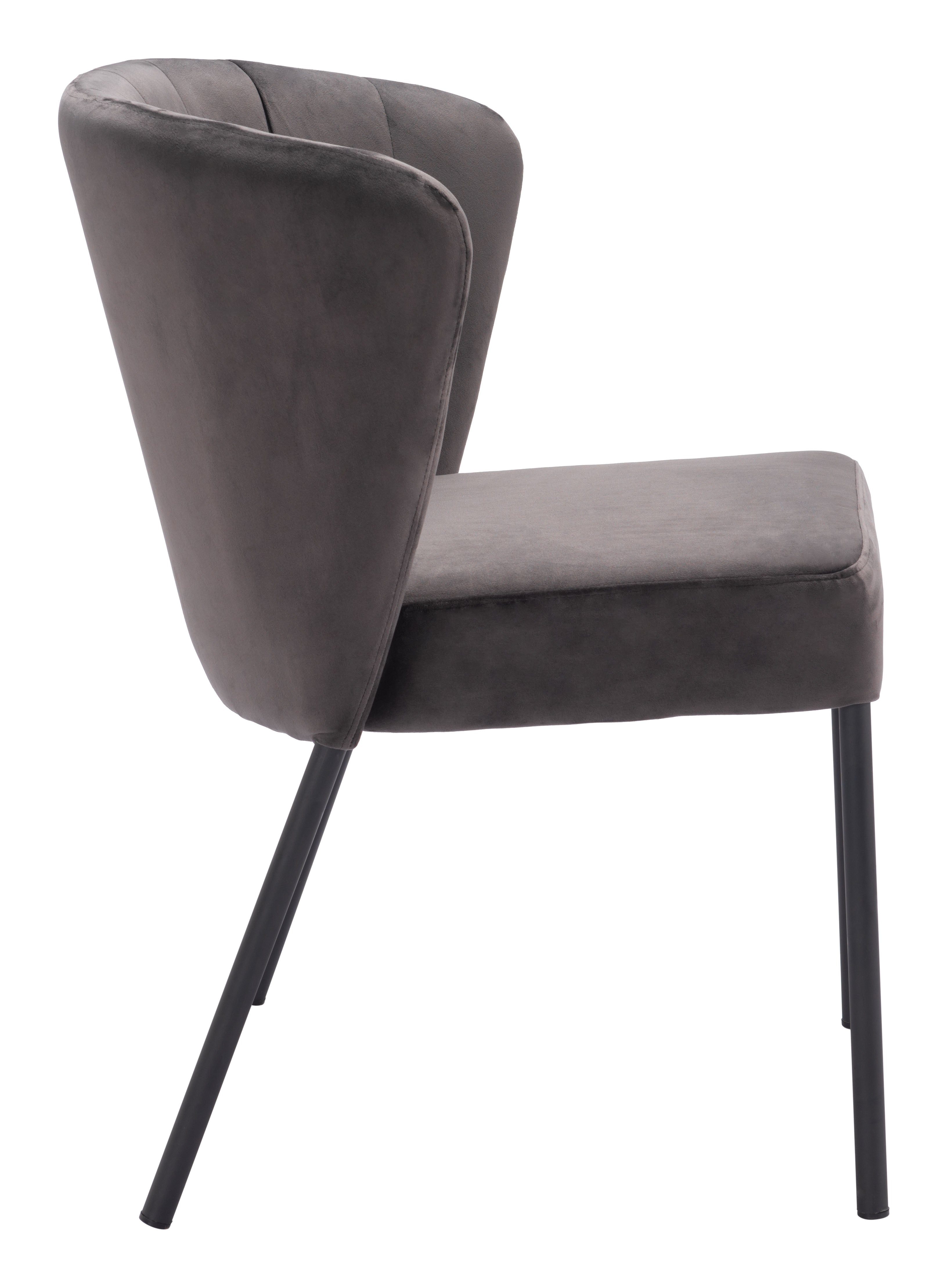 Zuo Modern Aimee Dining Chair in Cream/Beige/Gray