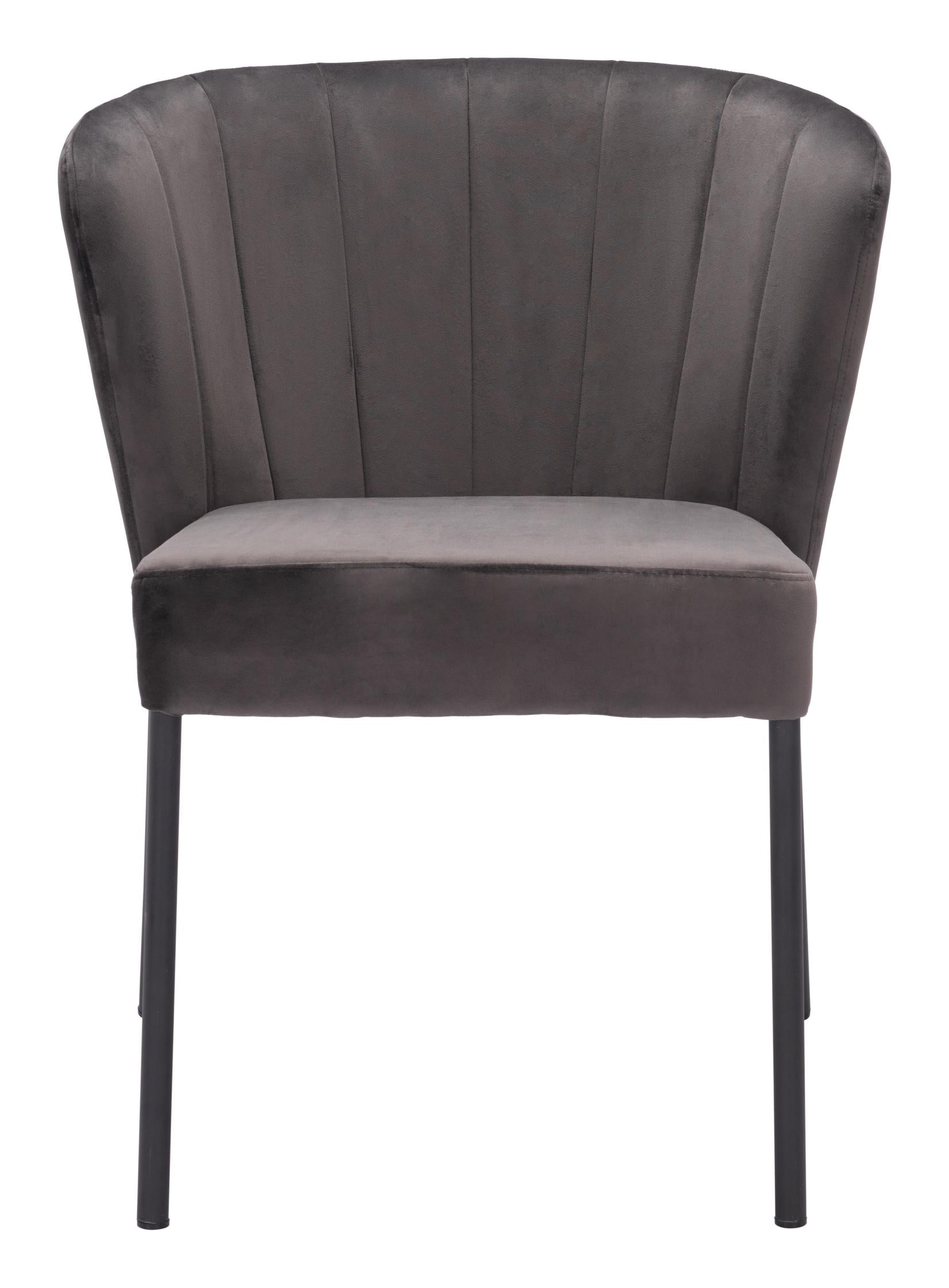 Zuo Modern Aimee Dining Chair in Cream/Beige/Gray
