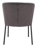Zuo Modern Aimee Dining Chair in Cream/Beige/Gray