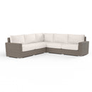 Sunset West Coronado Wicker Sectional With Cushions