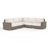 Sunset West Coronado Wicker Sectional With Cushions