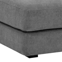 Sunpan Harmony Modular Armless Chair in Danny Dark Grey