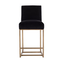 Sunpan Joyce Counter Stool Casablanca Stratus / Cube Black