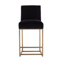 Sunpan Joyce Counter Stool Casablanca Stratus / Cube Black