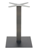 Florida Seating Aluminum PE Wicker Post Table Stand - AL-2500 18X3 WIC