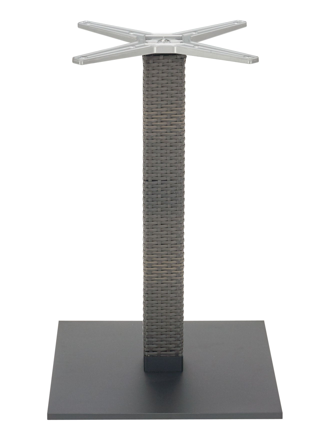 Florida Seating Aluminum PE Wicker Post Table Stand - AL-2500 18X3 WIC