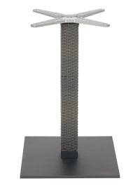 Florida Seating Aluminum PE Wicker Post Table Stand - AL-2500 18X3 WIC