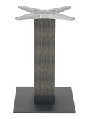 Florida Seating Aluminum PE Wicker Post Table Stand - AL-2500 18X18X6 WIC