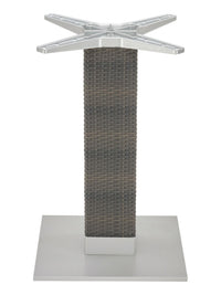 Florida Seating Aluminum PE Wicker Post Table Stand - AL-2500 18X18X6 WIC