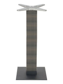 Florida Seating Aluminum PE Wicker Post Table Stand - AL-2500BH 18×6 WIC