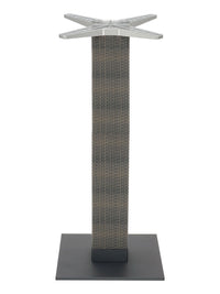 Florida Seating Aluminum PE Wicker Post Table Stand - AL-2500BH 18×6 WIC