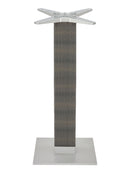 Florida Seating Aluminum PE Wicker Post Table Stand - AL-2500BH 18×6 WIC