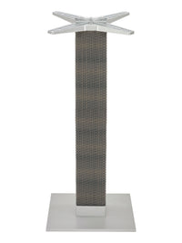 Florida Seating Aluminum PE Wicker Post Table Stand - AL-2500BH 18×6 WIC