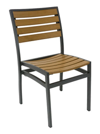 Florida Seating Aluminum Chair with Groove Cut Out - AL-5602-0