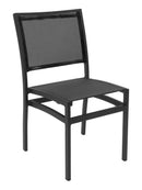 Florida Seating Aluminum Side Chair with Textile Back and Seat - AL-5624-0