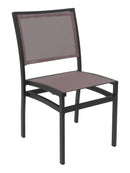 Florida Seating Aluminum Side Chair with Textile Back and Seat - AL-5624-0