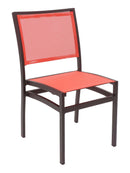 Florida Seating Aluminum Side Chair with Textile Back and Seat - AL-5624-0