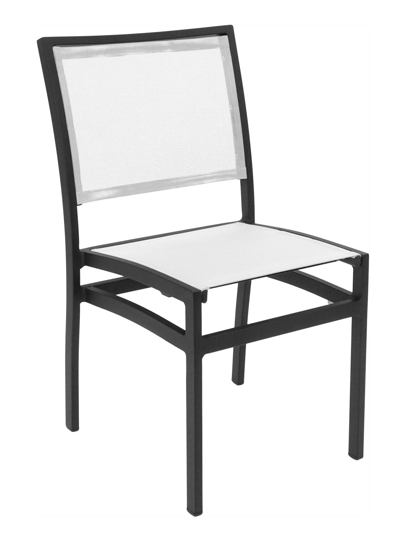 Florida Seating Aluminum Side Chair with Textile Back and Seat - AL-5624-0