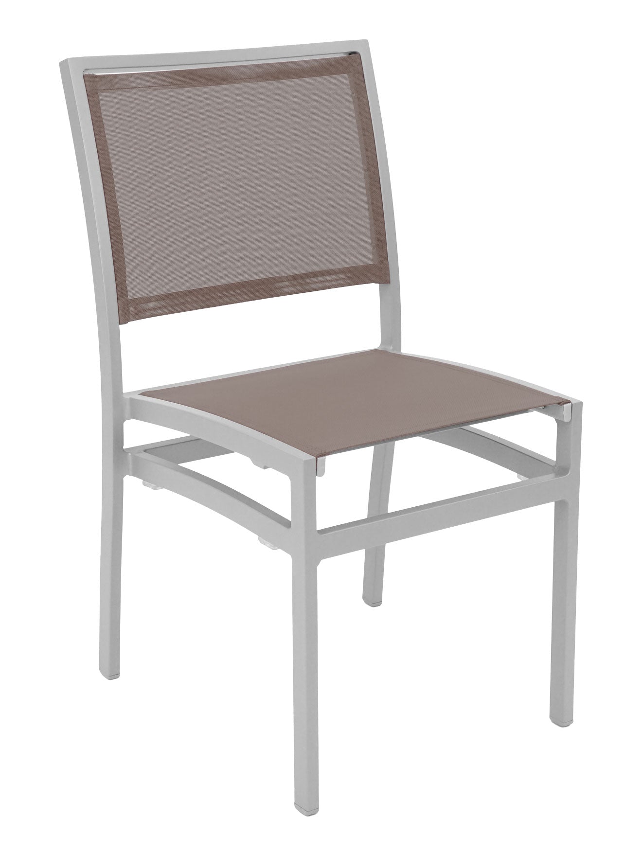 Florida Seating Aluminum Side Chair with Textile Back and Seat - AL-5624-0