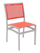 Florida Seating Aluminum Side Chair with Textile Back and Seat - AL-5624-0