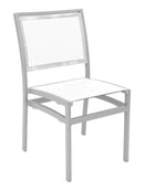 Florida Seating Aluminum Side Chair with Textile Back and Seat - AL-5624-0