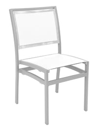 Florida Seating Aluminum Side Chair with Textile Back and Seat - AL-5624-0