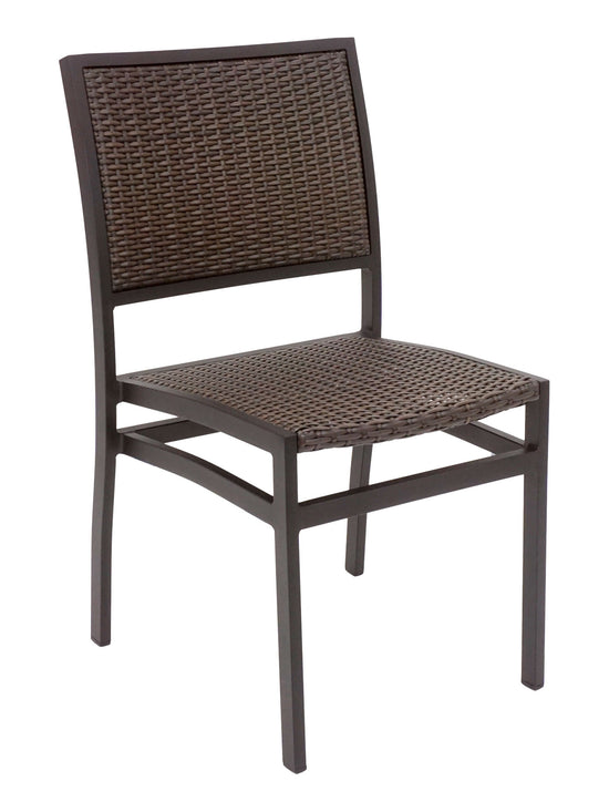 Florida Seating Aluminum Side Chair with Textile Back and Seat - AL-5625