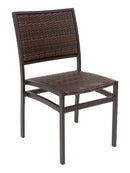Florida Seating Aluminum Side Chair with Textile Back and Seat - AL-5625
